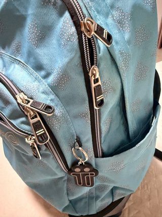 Mochila escolar Totto con estuche azul