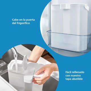 Caraffa filtrante Philips per acqua pulita e salutare