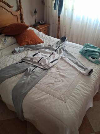 Conjunto Chándal Nike Gris y Blanco