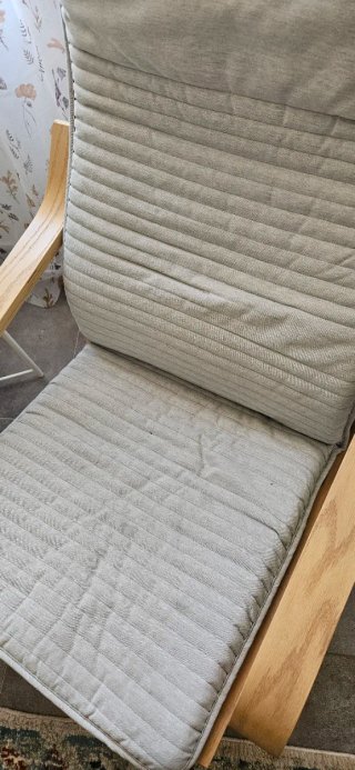 Cojín y funda lavable para silla Ikea
