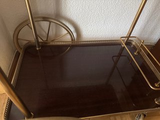 Camarera Vintage Cristal y Metal
