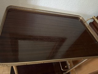 Camarera Vintage Cristal y Metal