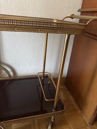 Camarera Vintage Cristal y Metal