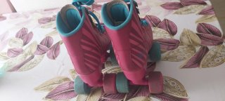 Patines infantiles Tijuana 4 Ruedas Rosas y Azules