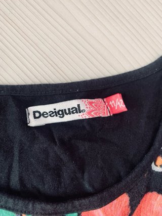 Vestido niña Desigual flores tul talla 11-12 años