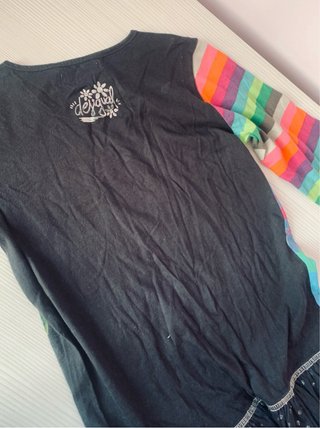 Vestido niña Desigual flores tul talla 11-12 años