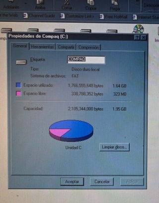 PC Compaq Pentium II Windows 98