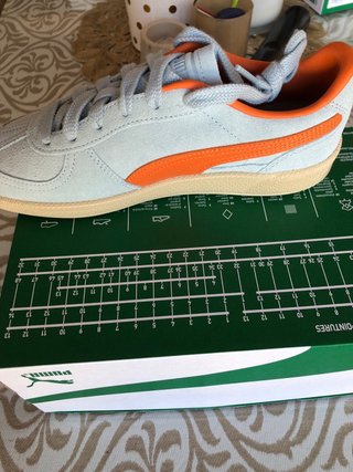 Zapatillas Puma Palermo Gris y Naranja