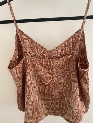Top Tirantes Animal Print Talla M