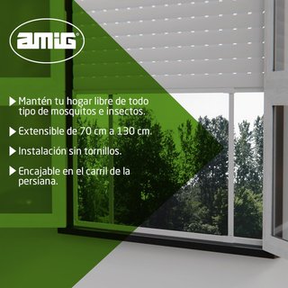 Amig mosquitera extensible aluminio ventana