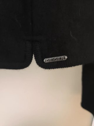 Chaqueta Lana Geiger Talla L Negra