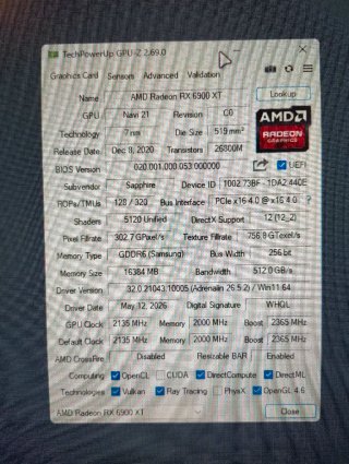 RX 6900 XT Nitro+ 16GB