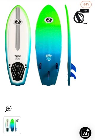 Tabla de surf CBC Sushi Fish 5'8