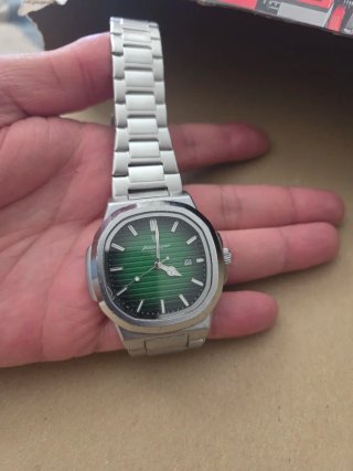 Dunhill Reloj Esfera Verde y Plata