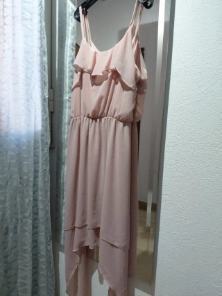 Vestito elegante rosa