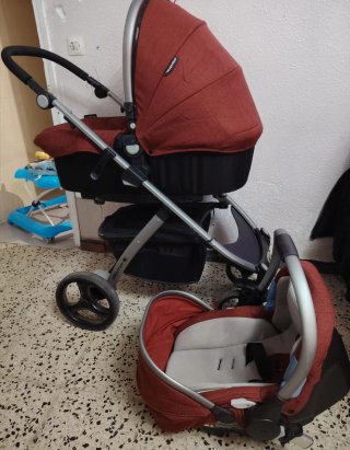 Carrito bebé Playxtreme + Silla de coche 0-6 meses