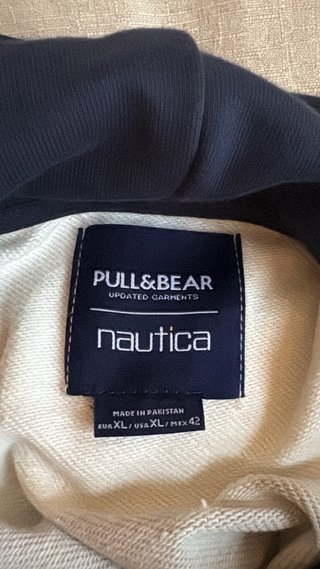 Sudadera Nautica Rayas Azul y Blanca