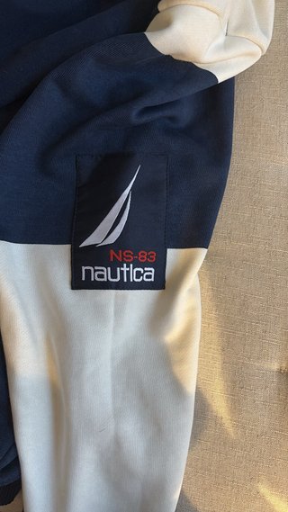 Sudadera Nautica Rayas Azul y Blanca