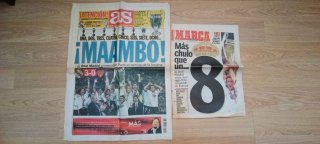 Periódico Marca y As - Real Madrid campeón Champio
