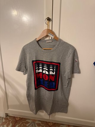Camiseta Moncler Gris Multicolor Talla L