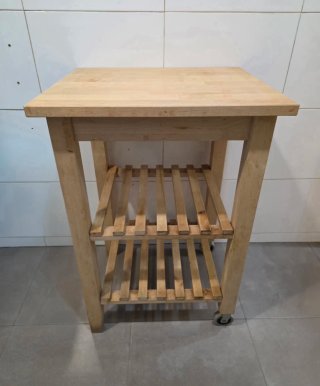 Carrito Cocina Madera Ikea BEKVÄM