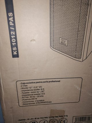 4 Altavoces KS Technology KS 1012/PAS 200W