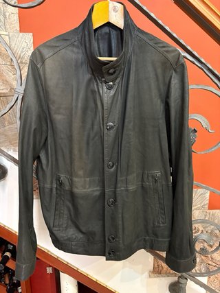 Giacca in vera pelle leggera fresca ,vintage