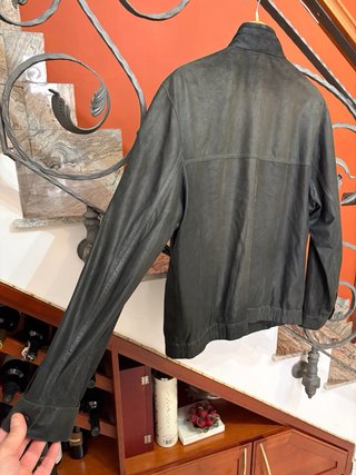 Giacca in vera pelle leggera fresca ,vintage