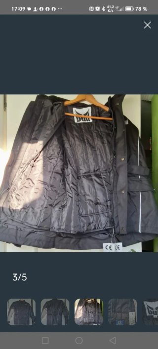 Chaqueta Moto Mujer Talla S Negra