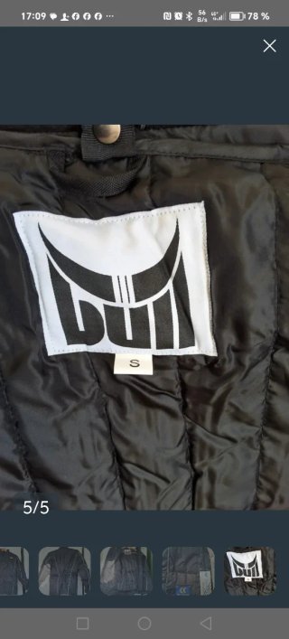 Chaqueta Moto Mujer Talla S Negra