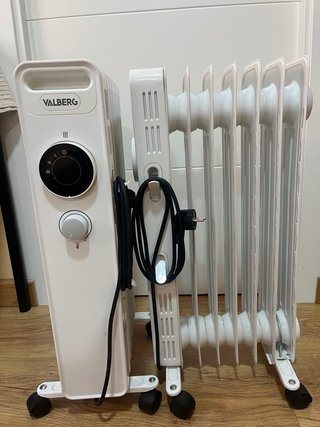 2 Radiadores de Aceite Valberg 1500W con Ruedas