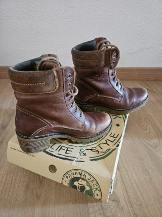 Botas Panama Jack mujer marrones
