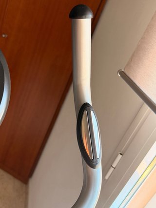 Bicicleta Estática Azul y Gris