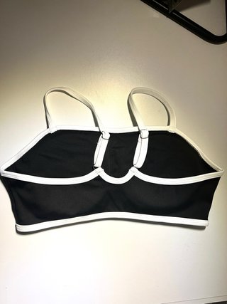 Top Alo Preto e Branco