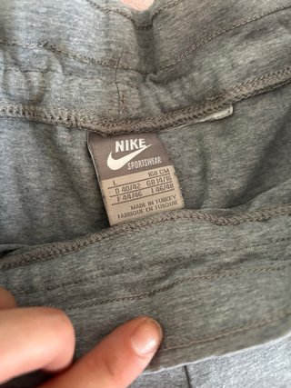 Pantalón campana chándal Nike gris