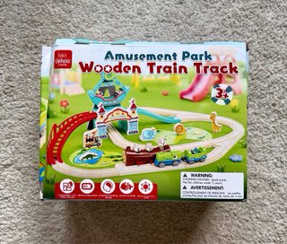 NUEVO Tren Eléctrico Madera Lehoo Castle Parque de