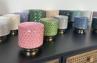 Portavasi decorativo in ceramica per interni Nordring