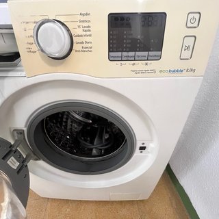 Lavadora Samsung ecobubble 8.0kg