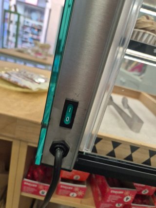 Vitrina   VISION EPV60 , sin refrigeración.