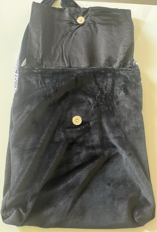 Bolso Terciopelo Negro Traista Românească