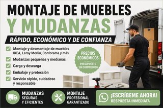 Montaje de muebles y mudanzas