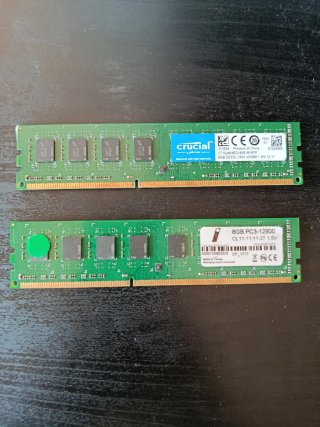 2x 8GB DDR3 1600MHz RAM (16GB Kit)