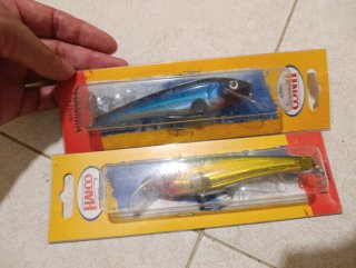 2 Señuelos de Pesca Halco Hamma 123mm