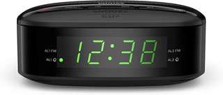 Philips radiodespertador digital alarma dual