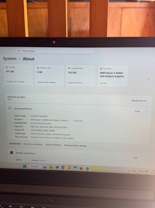 Lenovo IdeaPad Gaming 3 15.6” Full HD-Como nuevo