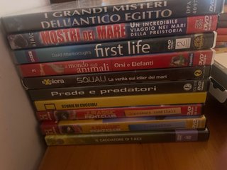 Lotto 10 DVD Documentari Storia Natura