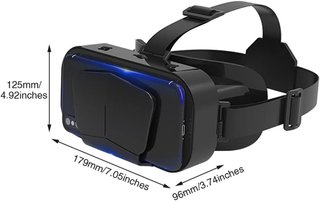 Gafas VR 3D con auriculares 360°