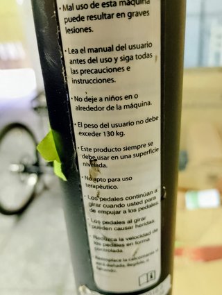 Bicicleta Estática Negra