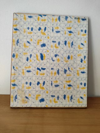 Cuadro Vintage Frutas Cesta