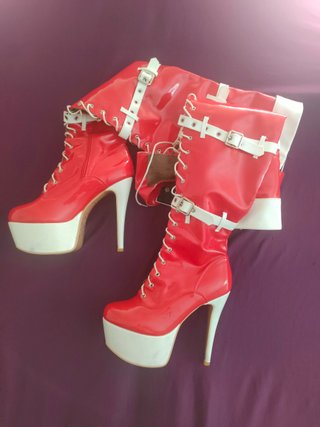 Botas poledance tacón de aguja nuevas pleaser n 40